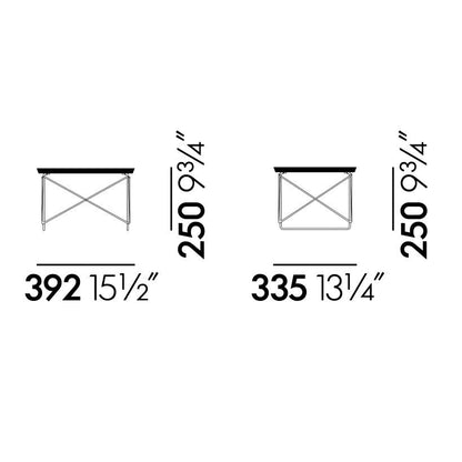 Occasional Table LTR Beistelltisch Marmor Gestell schwarz Schwarz