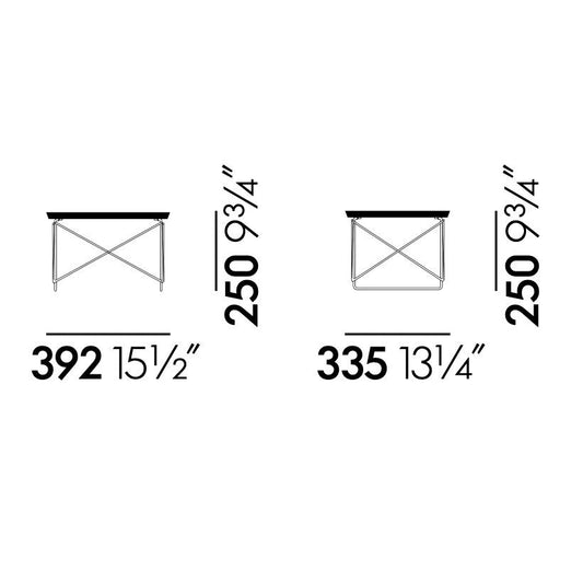 Occasional Table LTR Beistelltisch Marmor Gestell schwarz Schwarz