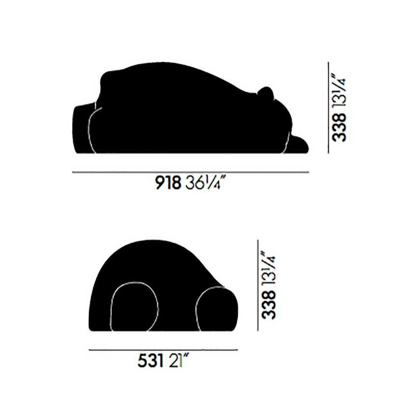 Resting Bear Dekorationsobjekt Natur