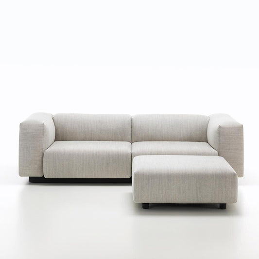 Soft Modular Ottoman Hellgrau