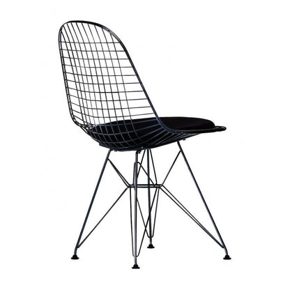 Wire Chair DKR-5 Stuhl Schwarz