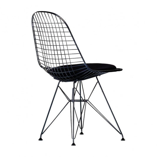 Wire Chair DKR-5 Stuhl Schwarz