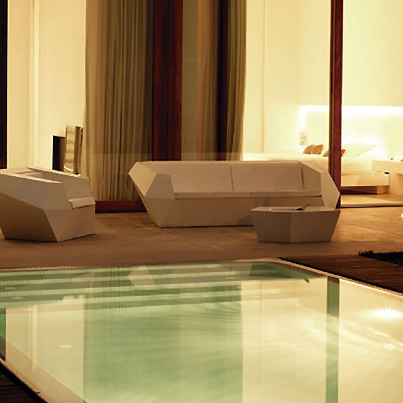 Faz Outdoor Zweisitzersofa Weiß