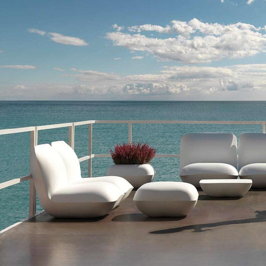 Pillow Outdoor Loungesessel Schwarz