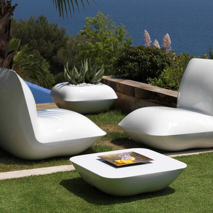 Pillow Outdoor Pouf Schwarz