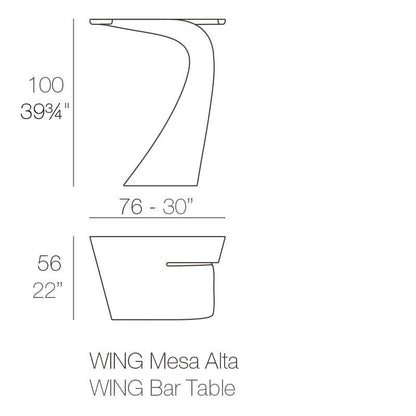 Wing Bartisch Weiß