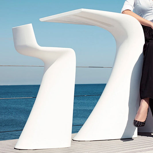 Wing Outdoor Barhocker 72cm Weiß