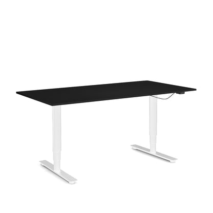W-Life E-Table Schreibtisch höhenverstellbar 160x80cm Schwarz