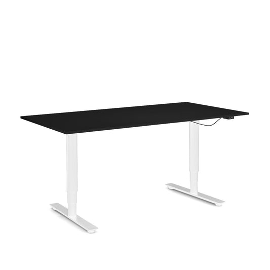 W-Life E-Table Schreibtisch höhenverstellbar 160x80cm Schwarz