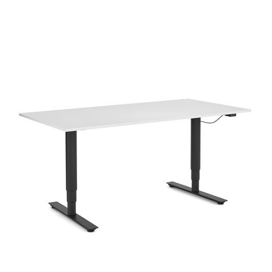 W-Life E-Table Schreibtisch höhenverstellbar 160x80cm Schwarz