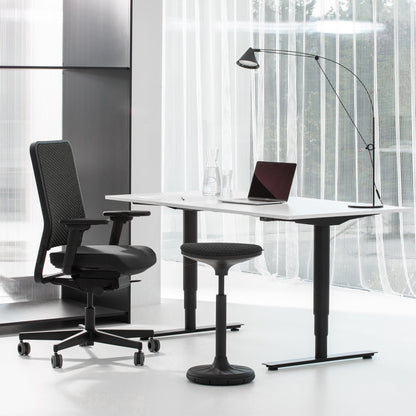 W-Life E-Table Schreibtisch höhenverstellbar 180x80cm Schwarz