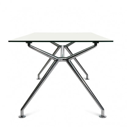 W-Table Konferenztisch rechteckig Weiß