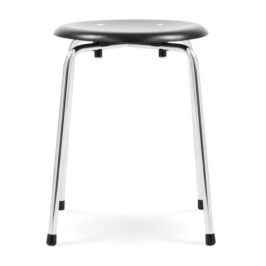 Eiermann Hocker S 38 S/1 Gestell chrom Schwarz