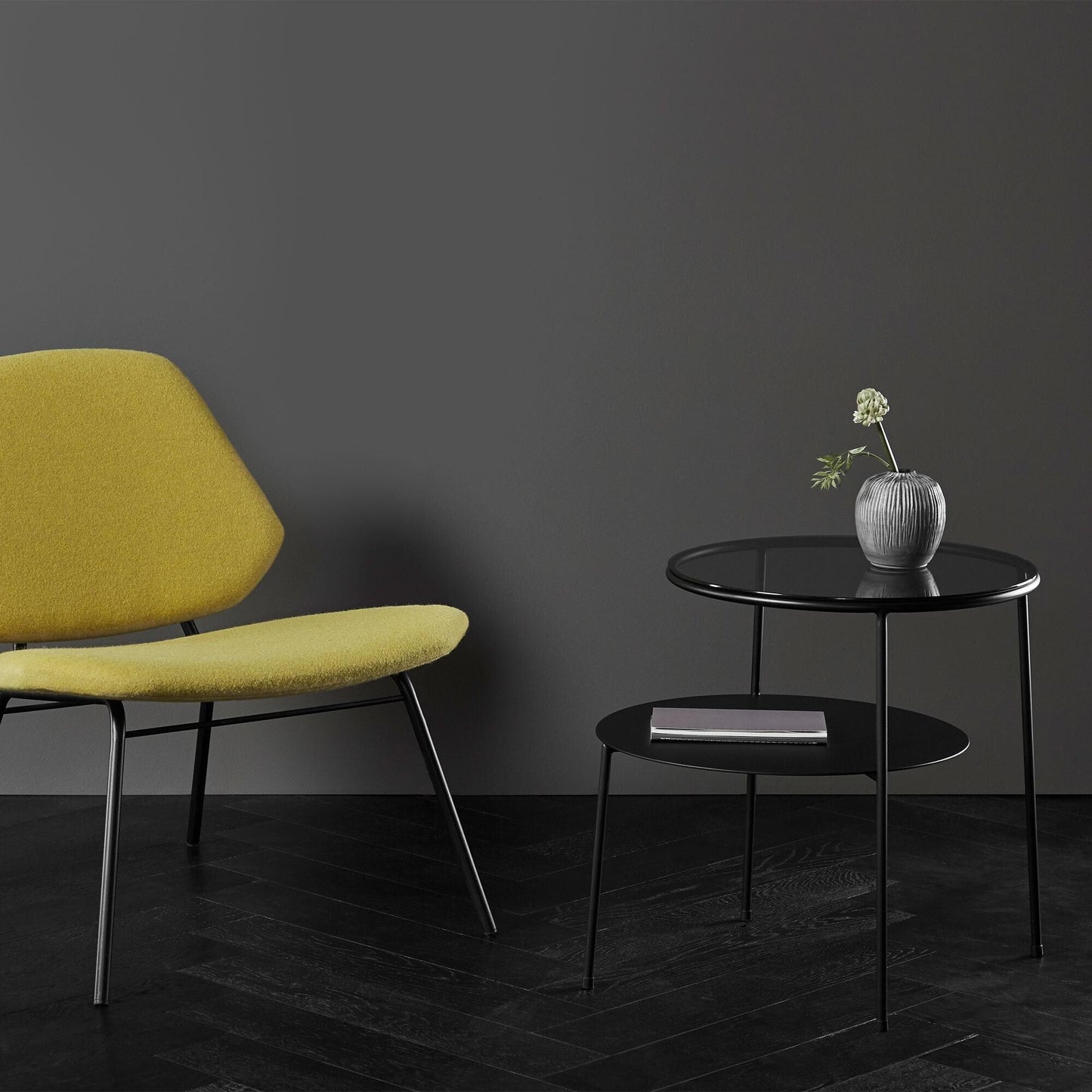 Duo Beistelltisch Schwarz