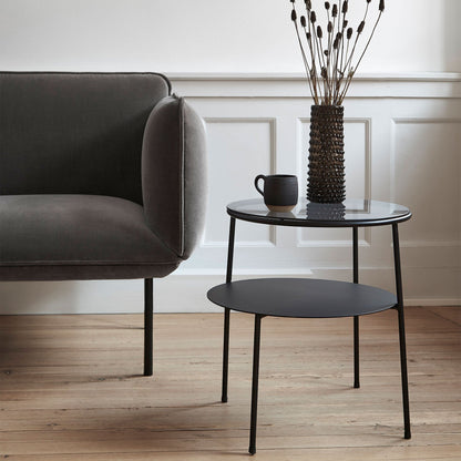 Duo Beistelltisch Schwarz