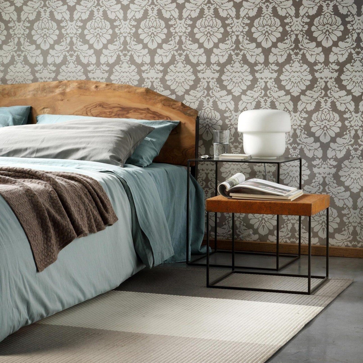 Old Times Doppelbett Schwarz