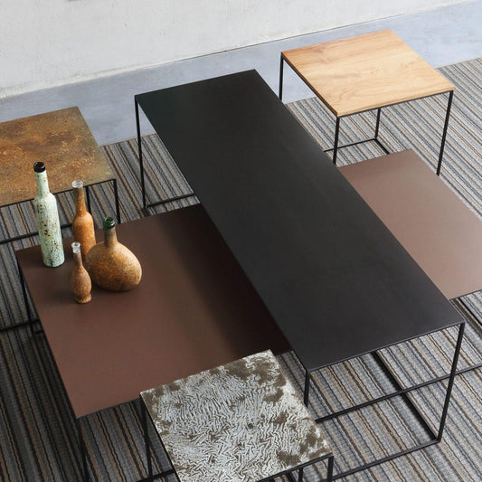 Slim Irony Beistelltisch 124x41x46cm Schwarz