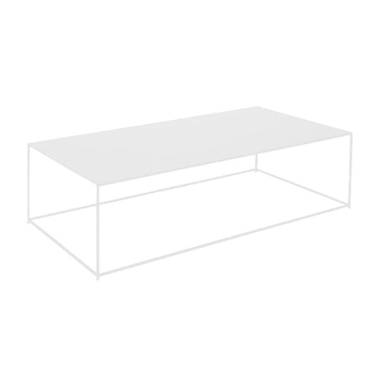 Slim Irony Beistelltisch 124x62x34cm Weiß