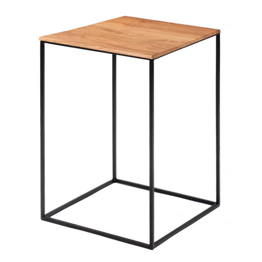 Slim Irony Beistelltisch 31x31cm Schwarz