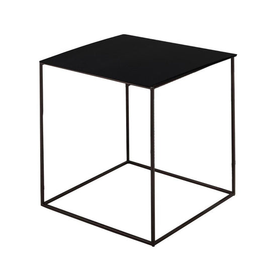 Slim Irony Beistelltisch 31x31cm Schwarz
