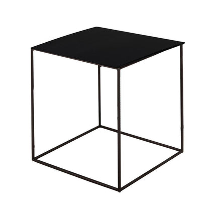 Slim Irony Beistelltisch 31x31cm Schwarz