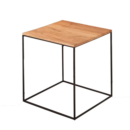 Slim Irony Beistelltisch 31x31cm Schwarz