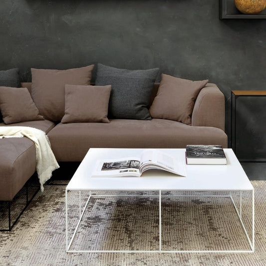 Slim Irony Beistelltisch 70x70x34cm Schwarz