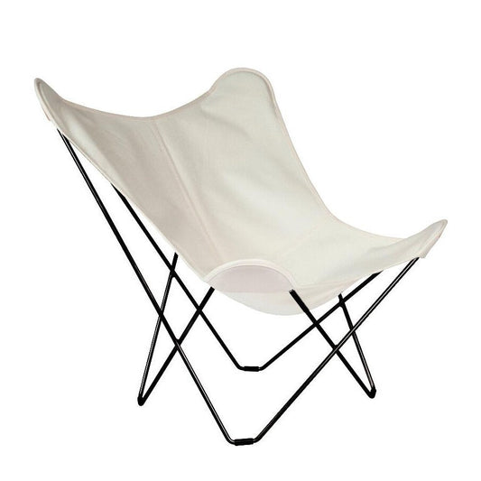 Sunshine Mariposa Sunbrella Butterfly Gartensessel Schwarz