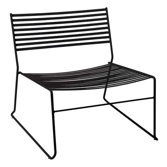 Aero Lounge Gartenstuhl Schwarz