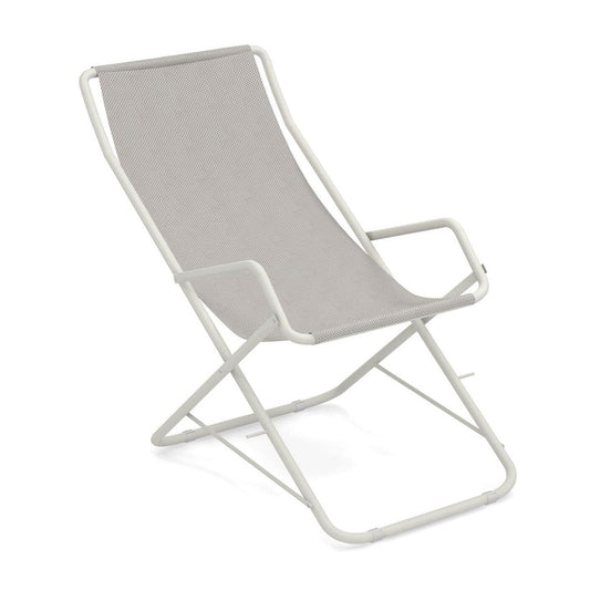 Bahama Liegestuhl Weiß
