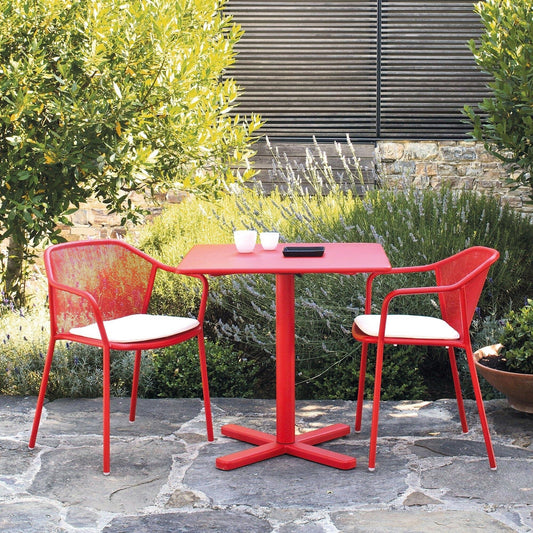 Darwin Gartentisch 80x80cm klappbar Schwarz