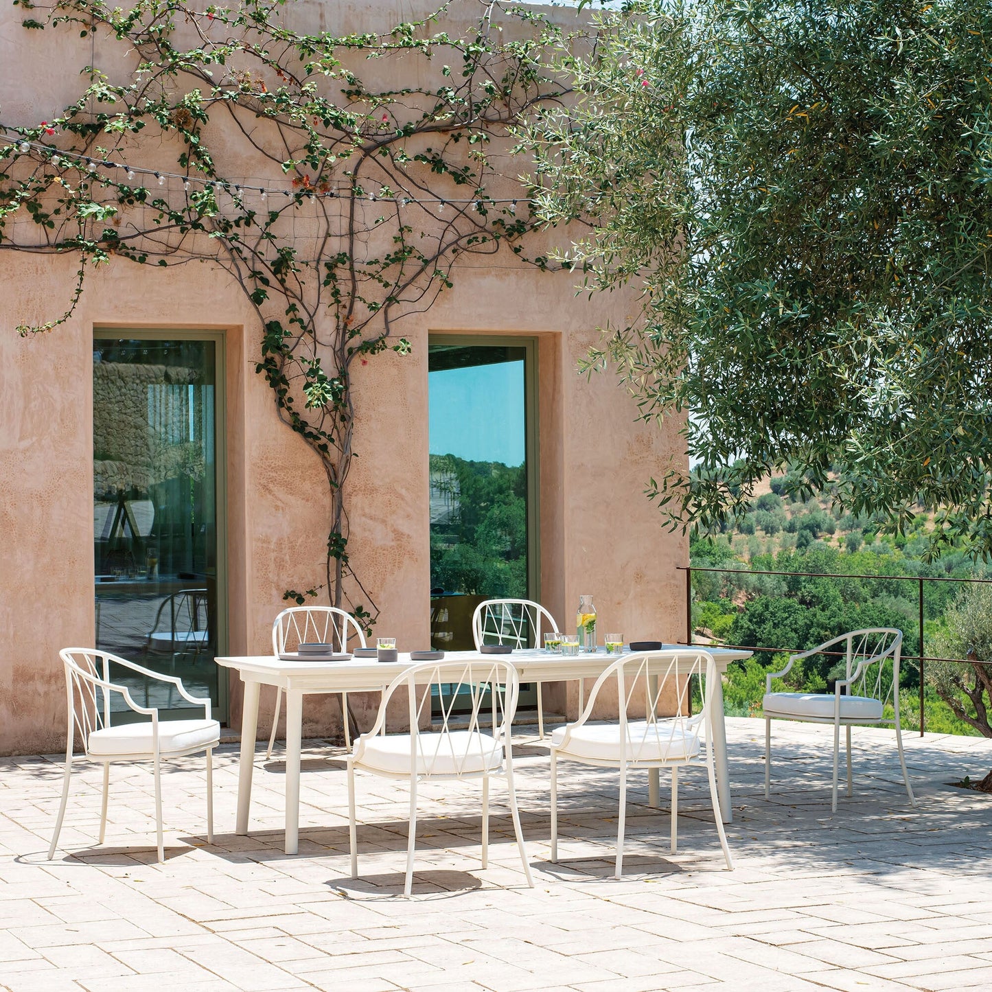 Plus4 Gartentisch ausziehbar 160x90cm Taupe