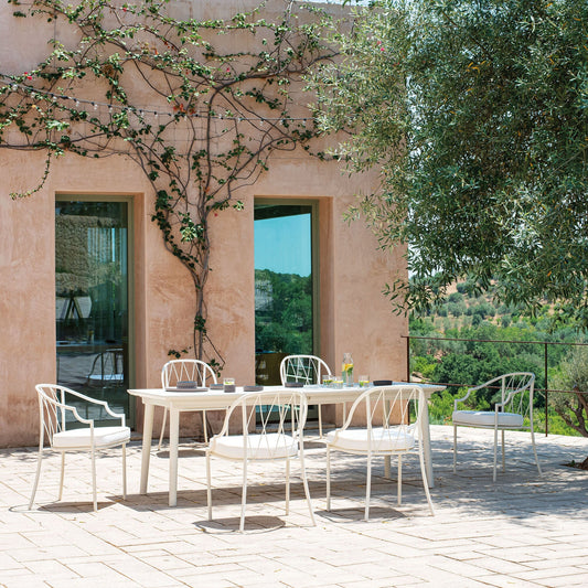 Plus4 Gartentisch ausziehbar 160x90cm Taupe