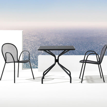 Ronda Gartenarmlehnstuhl Weiß