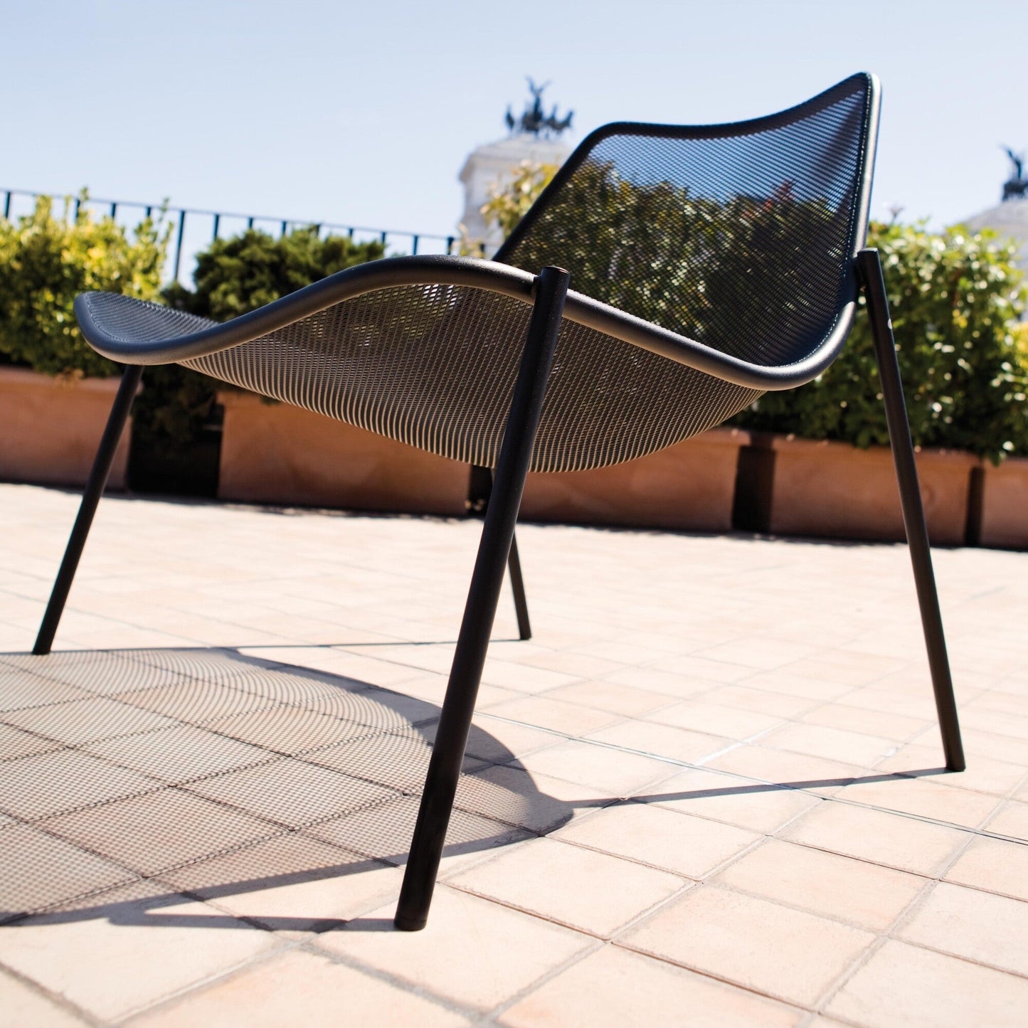 Round Lounge-Gartensessel