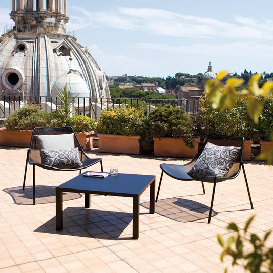 Round Lounge-Gartensessel