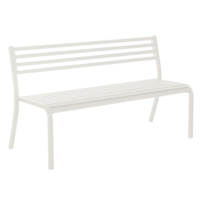 Segno Gartenbank 168x59cm Weiß
