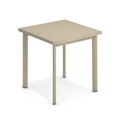 Star Gartentisch quadratisch 70x70cm Taupe