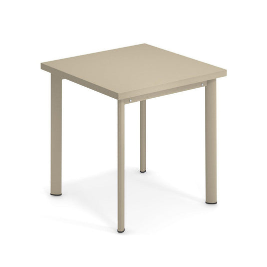 Star Gartentisch quadratisch 70x70cm Taupe