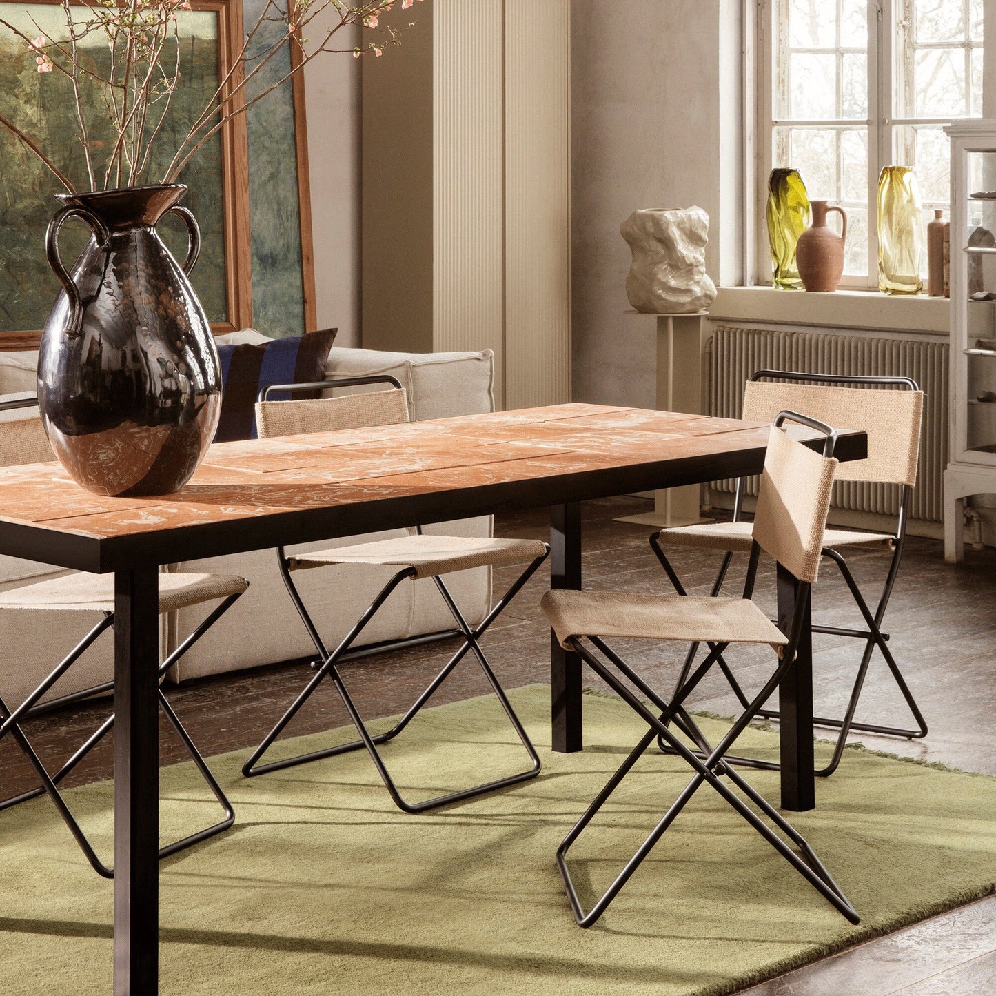 Flod Tiles Esstisch Schwarz