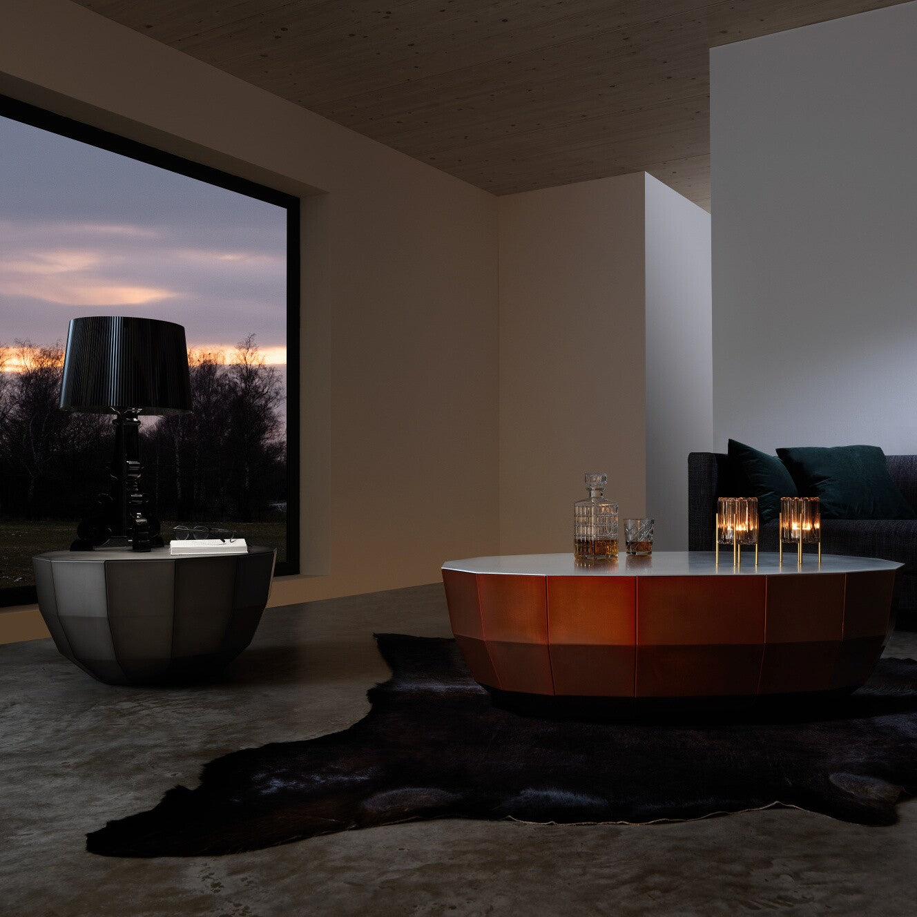 MO 08 Beistelltisch Weiß