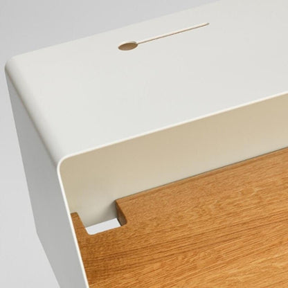 PS04 Sekretär 100x63x91,5cm Gestell Eiche Weiß