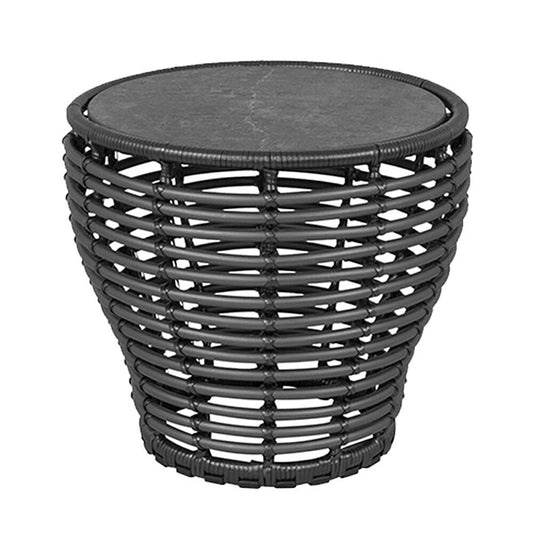 Basket Garten-Beistelltisch Schwarz