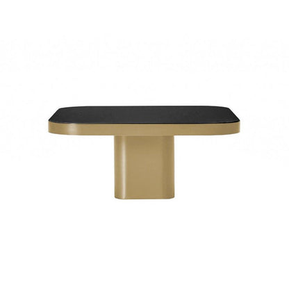 Bow No. 3 Couchtisch 70x70x31cm Schwarz