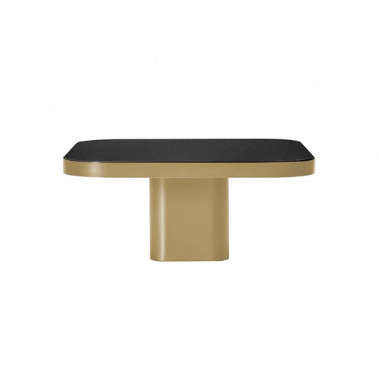 Bow No. 3 Couchtisch 70x70x31cm Schwarz