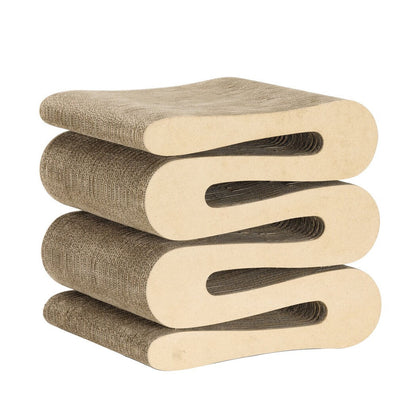 Wiggle Stool Hocker Natur