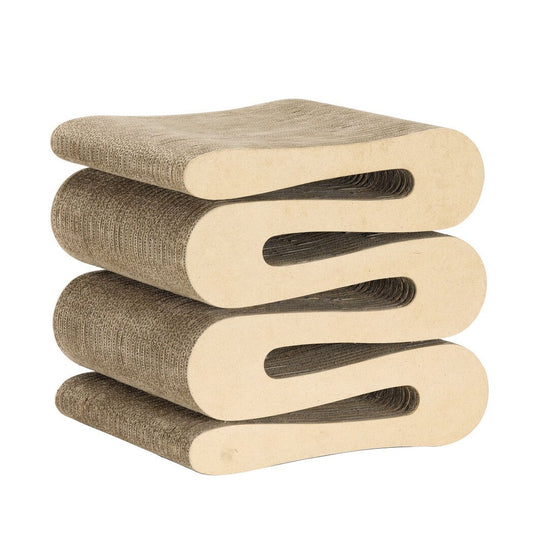 Wiggle Stool Hocker Natur