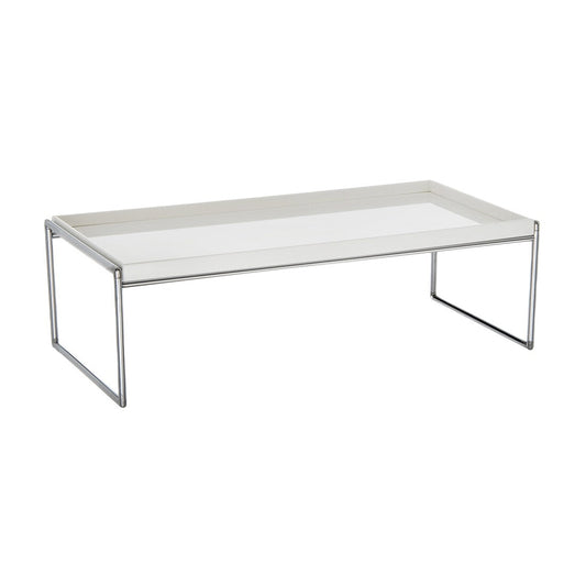 Trays Couchtisch 80x40cm Weiß