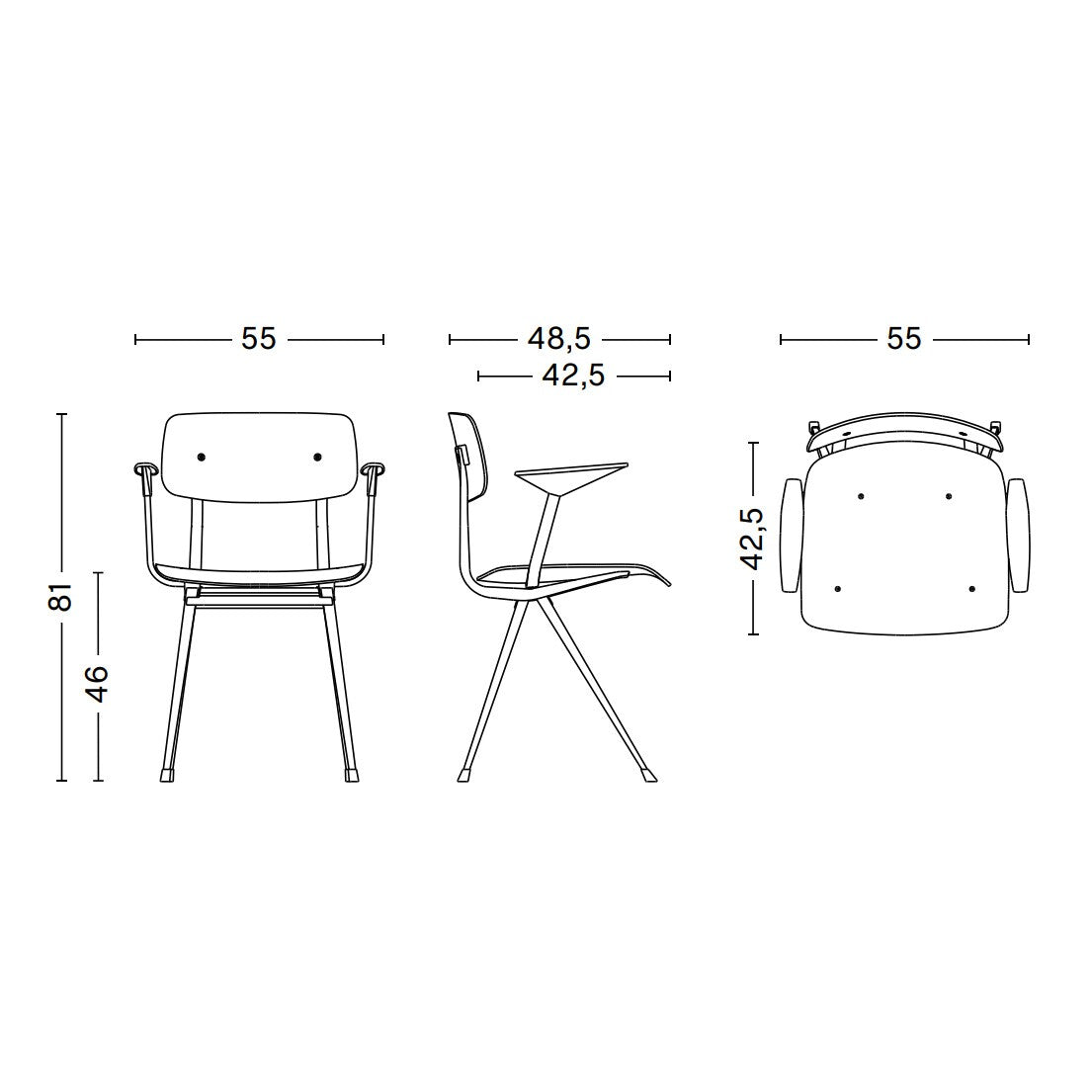 Result Armlehnstuhl Gestell beige