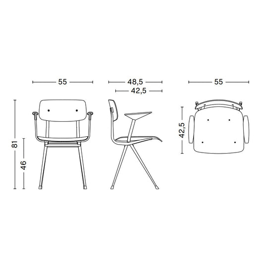 Result Armlehnstuhl Gestell beige